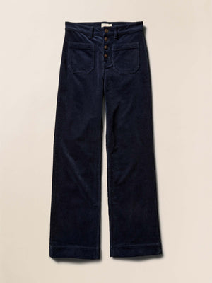 Stretch Terry Cord Patch Pocket Pant - Abyss Navy