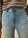 Stretch Terry Patch Pocket Ankle Pant - Eastern Shore Wash