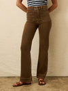 Stretch Terry Patch Pocket Pant - Walnut
