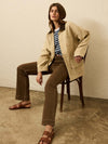 Stretch Terry Patch Pocket Pant - Walnut