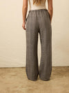 Laidback Linen Pant - Overlook Plaid