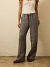 Laidback Linen Pant - Overlook Plaid