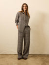 Laidback Linen Pant - Overlook Plaid