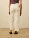 Stretch Terry Patch Pocket Ankle Pant - Egret