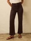 Stretch Terry Patch Pocket Ankle Pant - Northern Brown