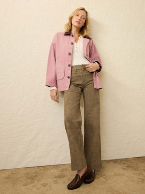 Twill Tide Slim Straight Pant - Wildwood Plaid