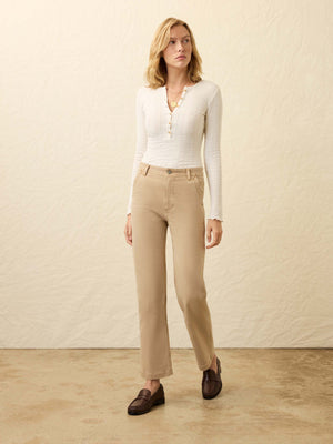 Sunwashed Canvas Dockside Pant - Sandy Khaki