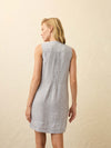 Isha Dress - Blue Mini Stripe
