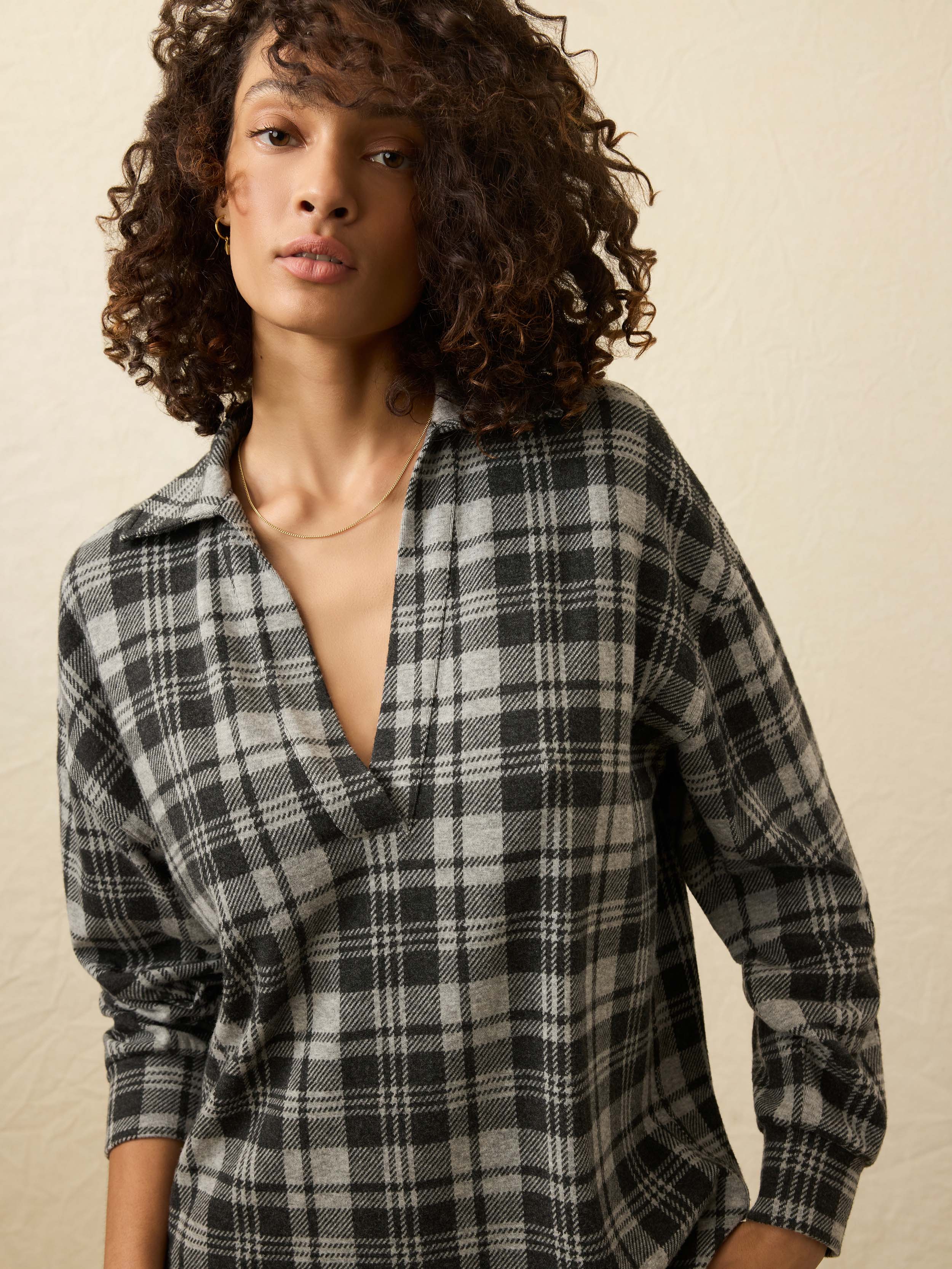 Legend™ Sweater Hudson Dress - Silver Lake Plaid