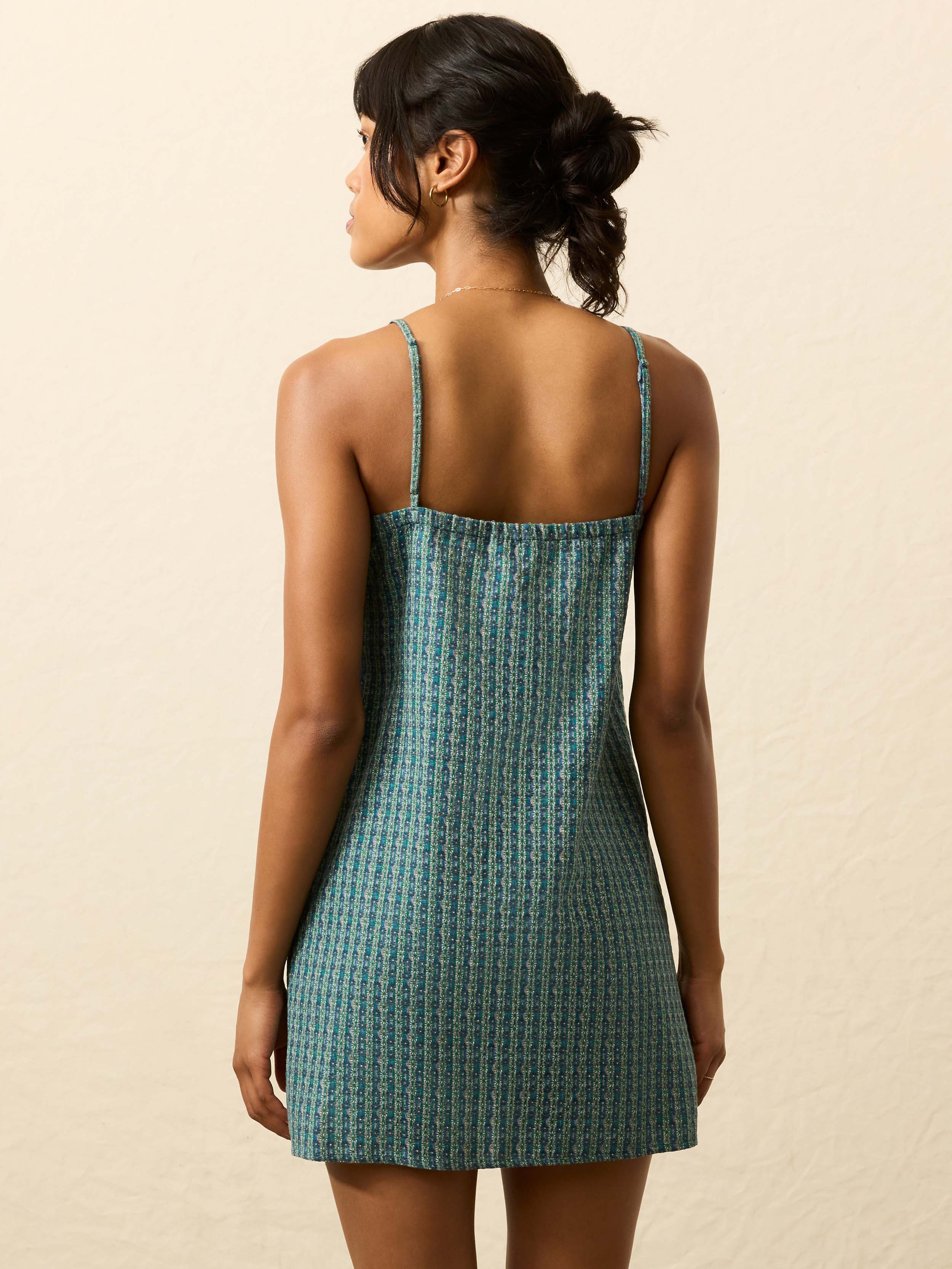 Byron Bay Dress - Aquatic Geo