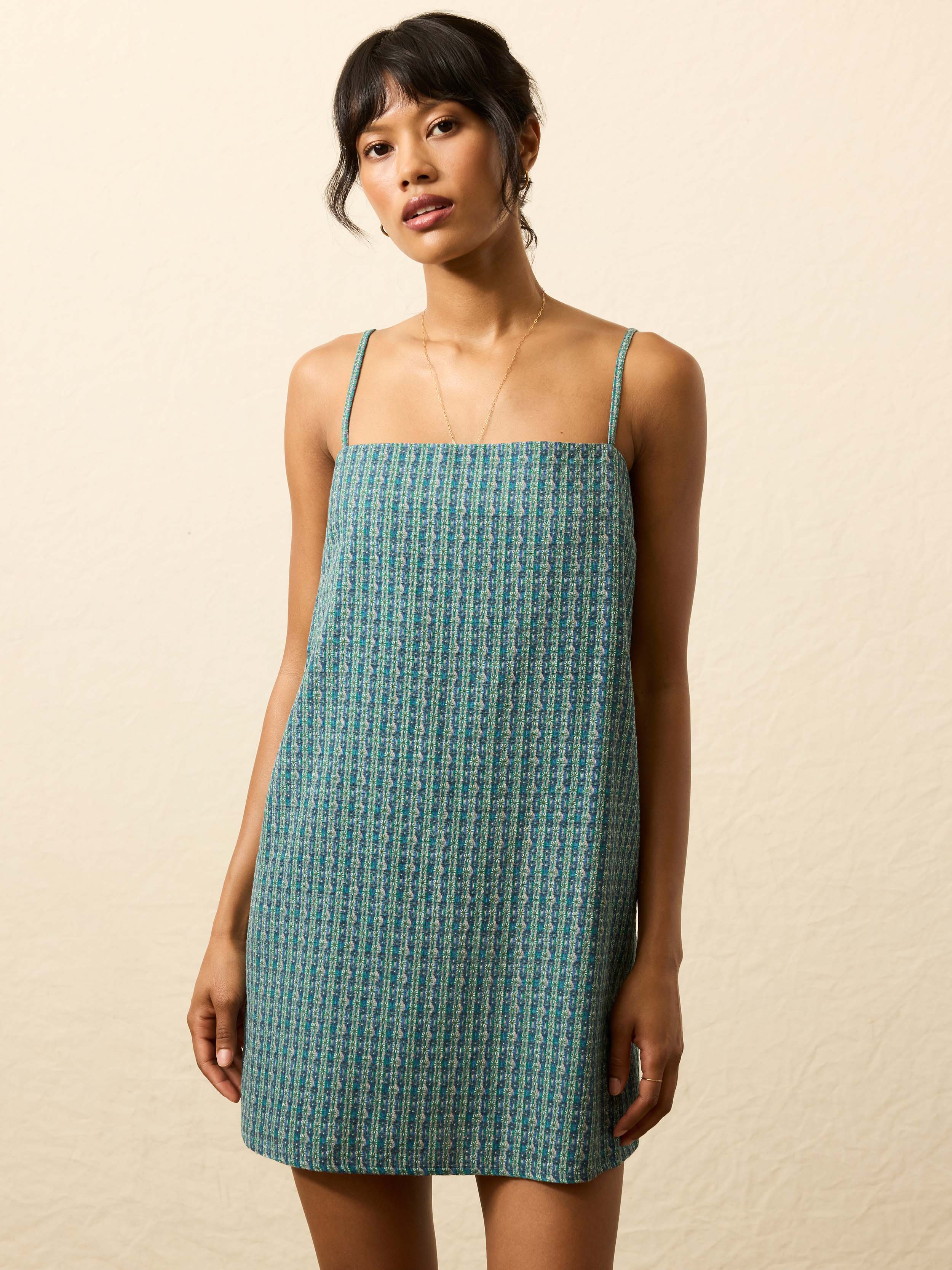 Byron Bay Dress - Aquatic Geo