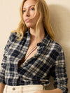 Legend™ Sweater Shirt - Sapphire Lake Plaid
