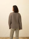 Sunwashed Long-Sleeve Retro Tee - Sand Drift Stripe