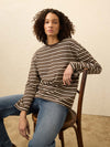 Sunwashed Long-Sleeve Retro Tee - Sand Drift Stripe