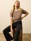 Sunwashed Slub Camp Tee - Wood Smoke