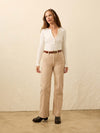 Paradise Pointelle Henley - Egret