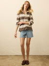 Legend™ Sweater Rugby Popover - Mocha Rugby