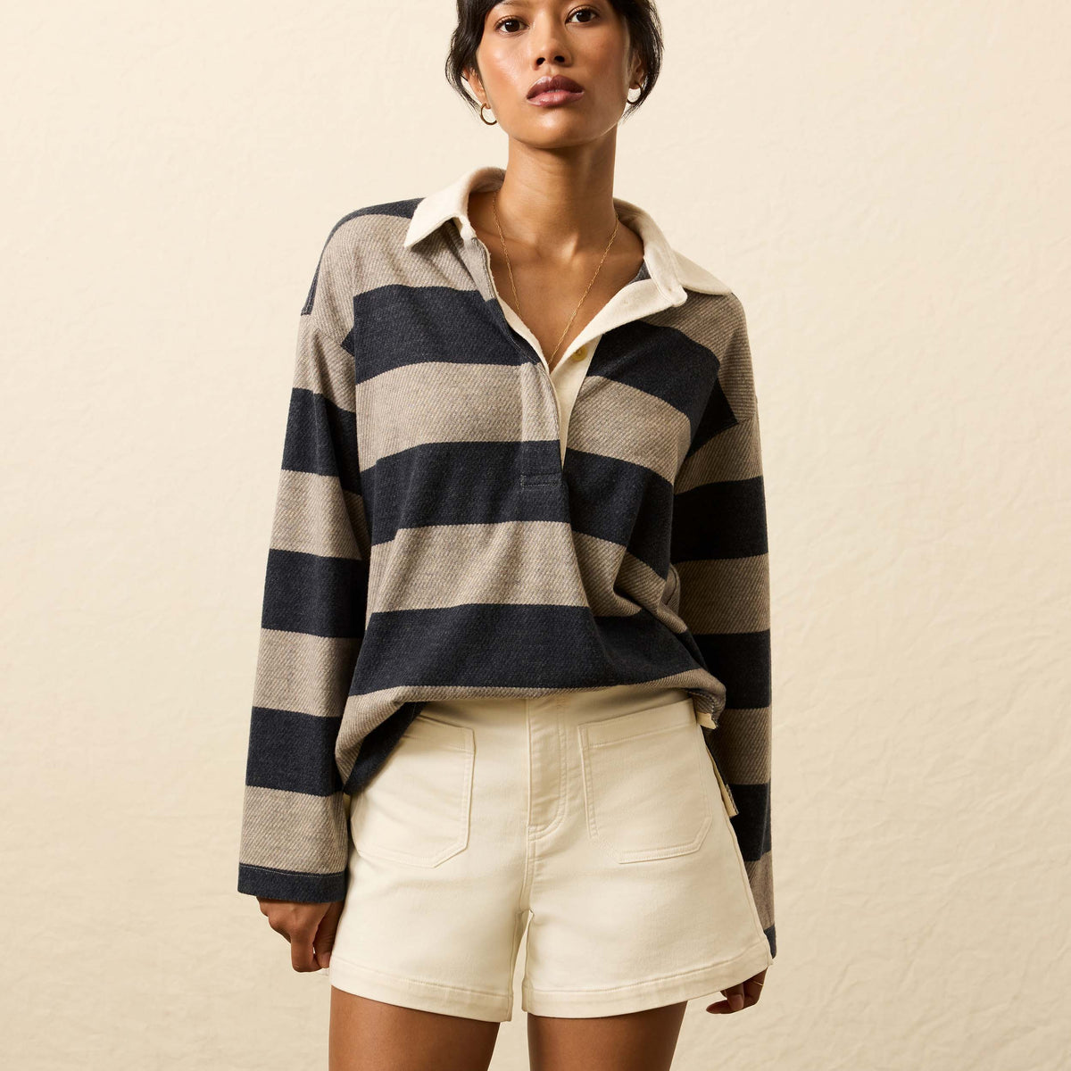 Legend™ Sweater Rugby Popover - Navy Rugby