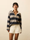 Legend™ Sweater Rugby Popover - Navy Rugby