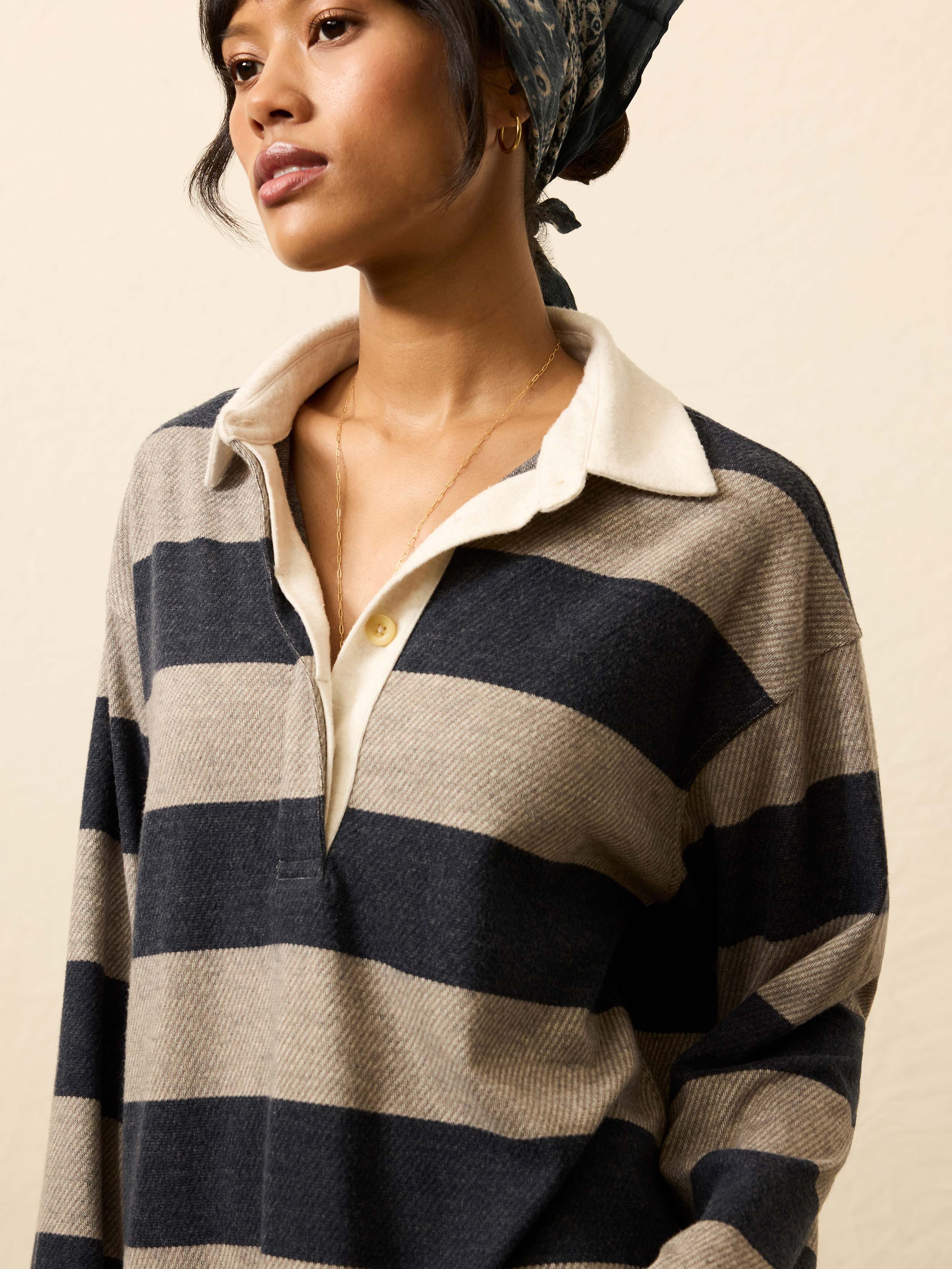 Legend™ Sweater Rugby Popover - Navy Rugby