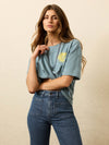 Sunwashed Slub Vintage Tee - Citadel