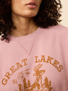 High Standard Fleece Vintage Crewneck - Nostalgia Rose