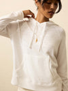 Sunwashed Midweight Organic Hoodie - White