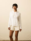 Sunwashed Midweight Organic Hoodie - White