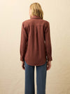 Nazare Flannel Relaxed Shirt - Cliff Walk Stripe