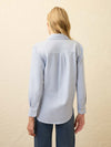 Nazare Flannel Relaxed Shirt - Amorosa Blue