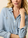 Tried & True Chambray Shirt - Bluewater Stripe Wash