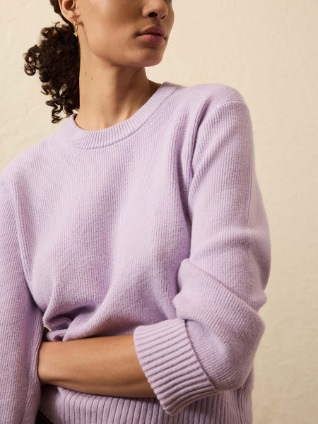 (取寄) ファリティ レディース ジャクソン クルーネック セーター Faherty women Jackson Crewneck Sweater Ice Lilac Heather Jackson Crewneck Sweater - Ice Lilac Heather | Faherty Brand