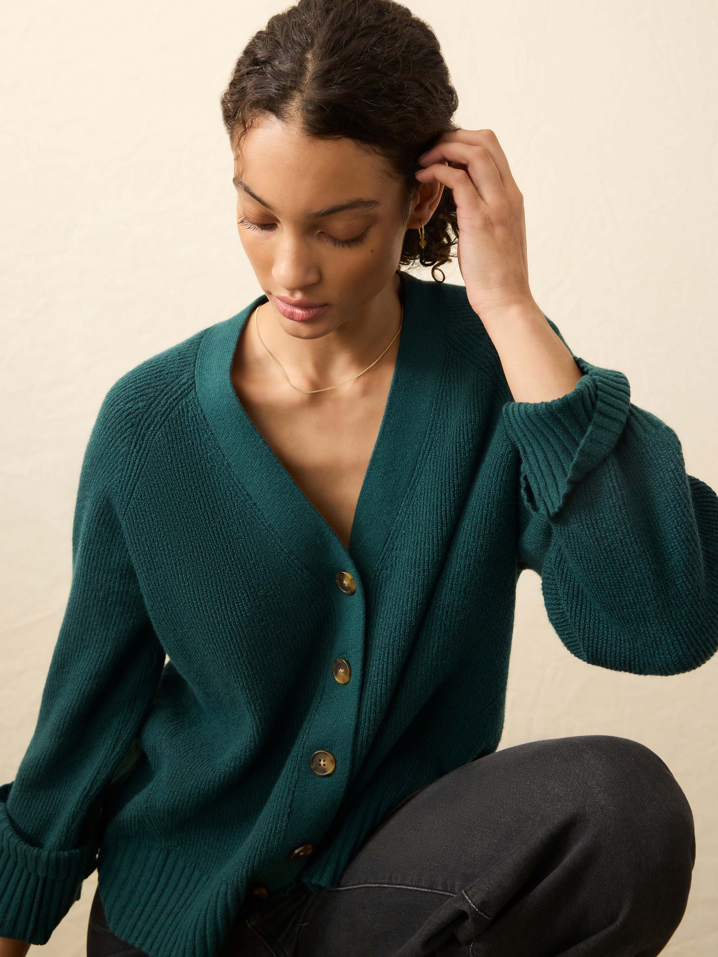 Jackson Cardigan Seamoss Faherty Brand