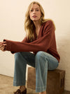 Jackson V Neck Popover - Smoked Paprika