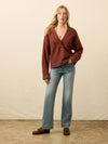 Jackson V Neck Popover - Smoked Paprika