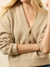 Jackson V-Neck Popover - Oatmeal Heather