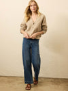 Jackson V-Neck Popover - Oatmeal Heather
