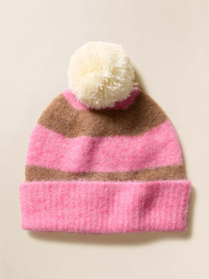 Apres Alpaca Pom Beanie - Pink Opal