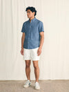 Short-Sleeve Stretch Playa Shirt (Tall) - Weathered Blue