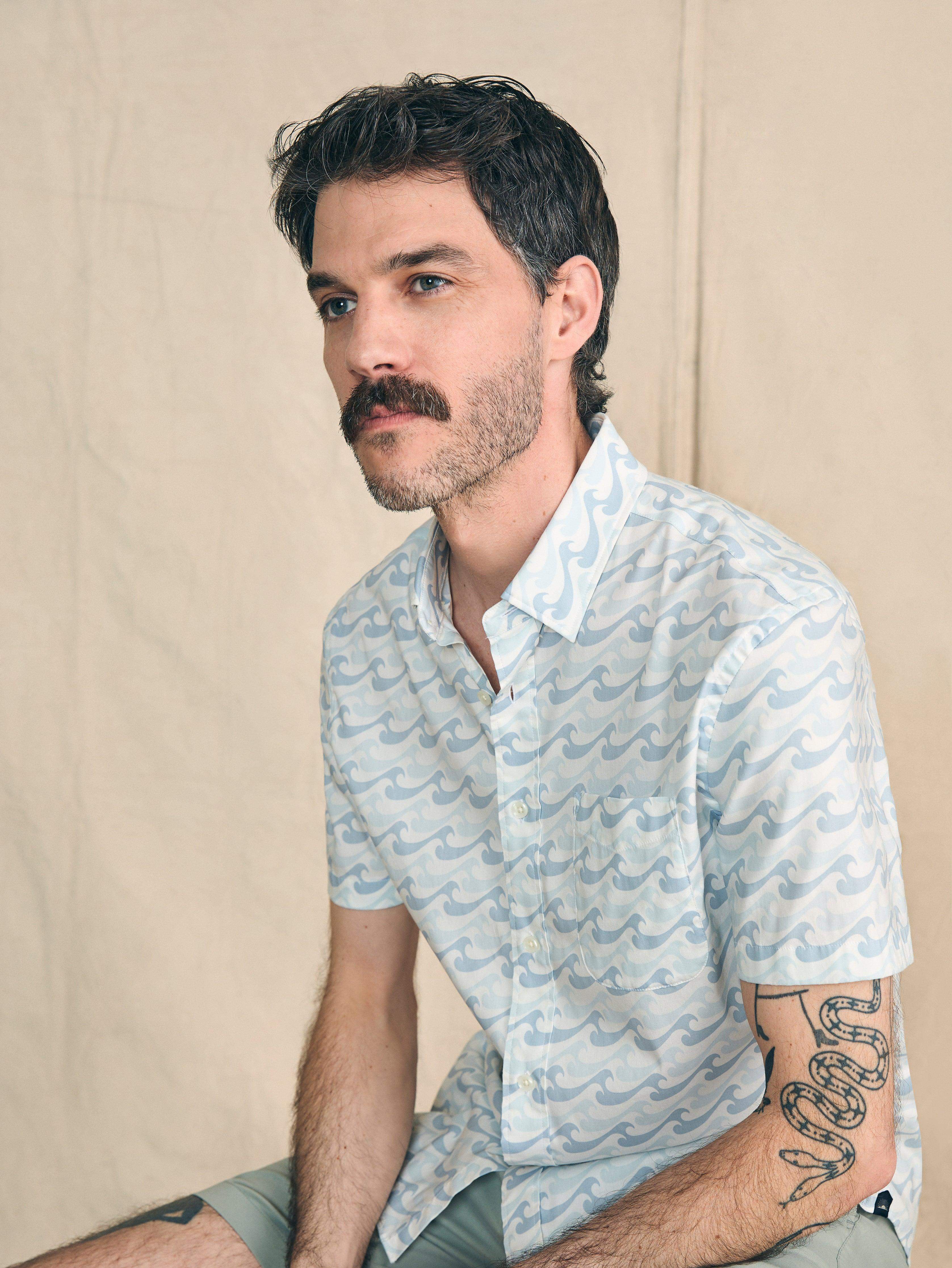 Movement™ Short-Sleeve Shirt - Ivory Endless Peaks