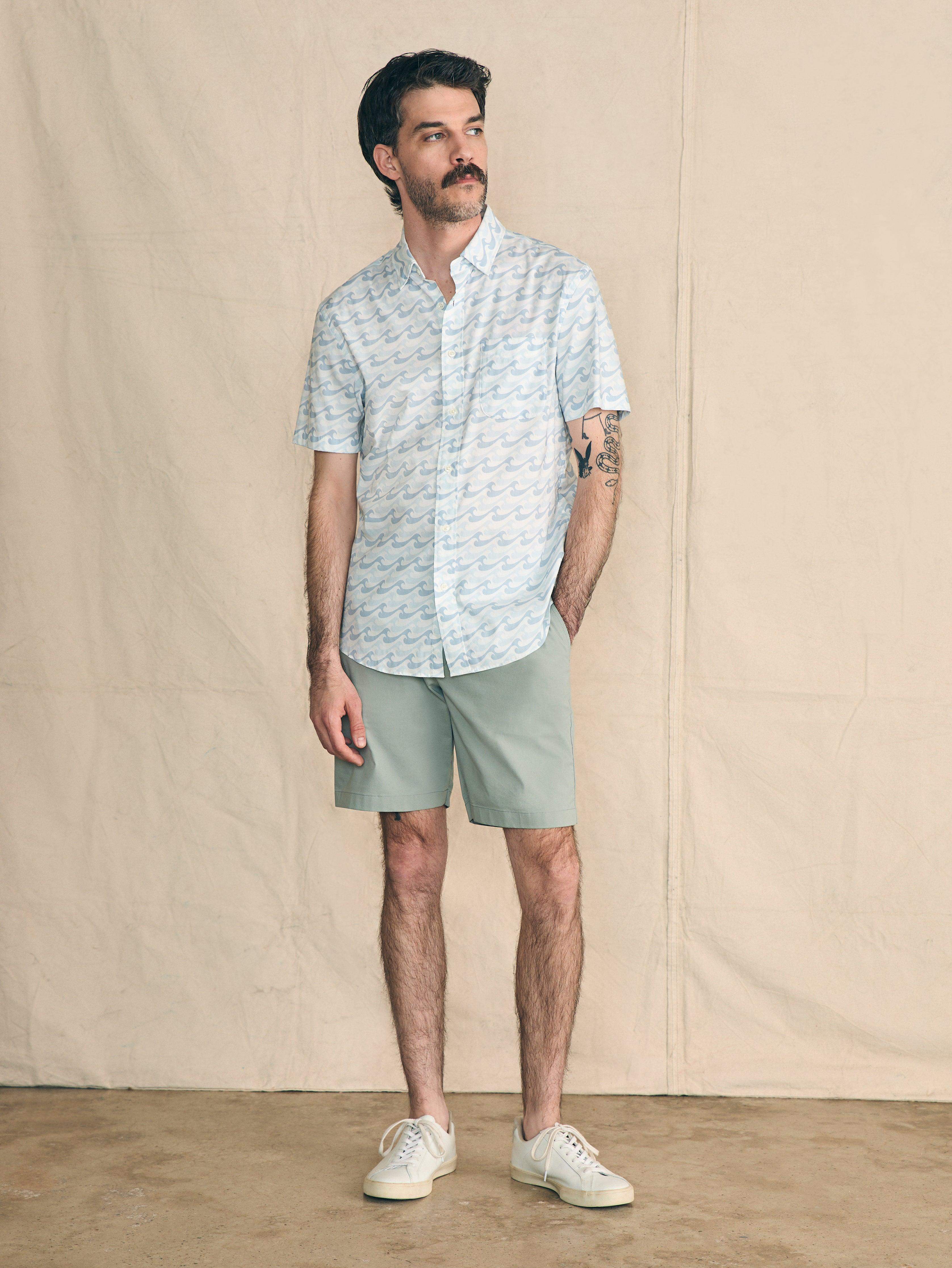 Movement™ Short-Sleeve Shirt - Ivory Endless Peaks