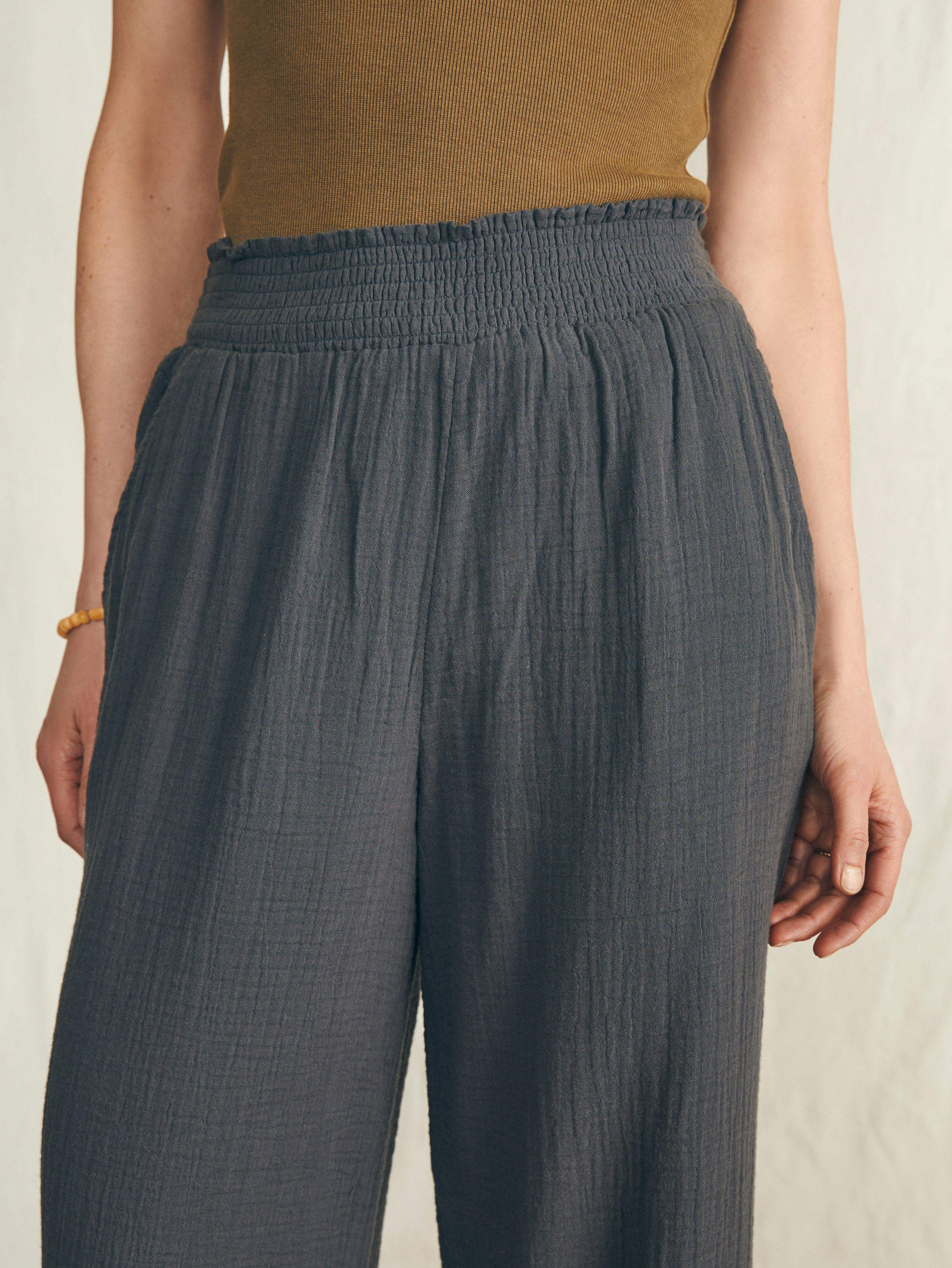 Dream Cotton Gauze Wide Leg Pant