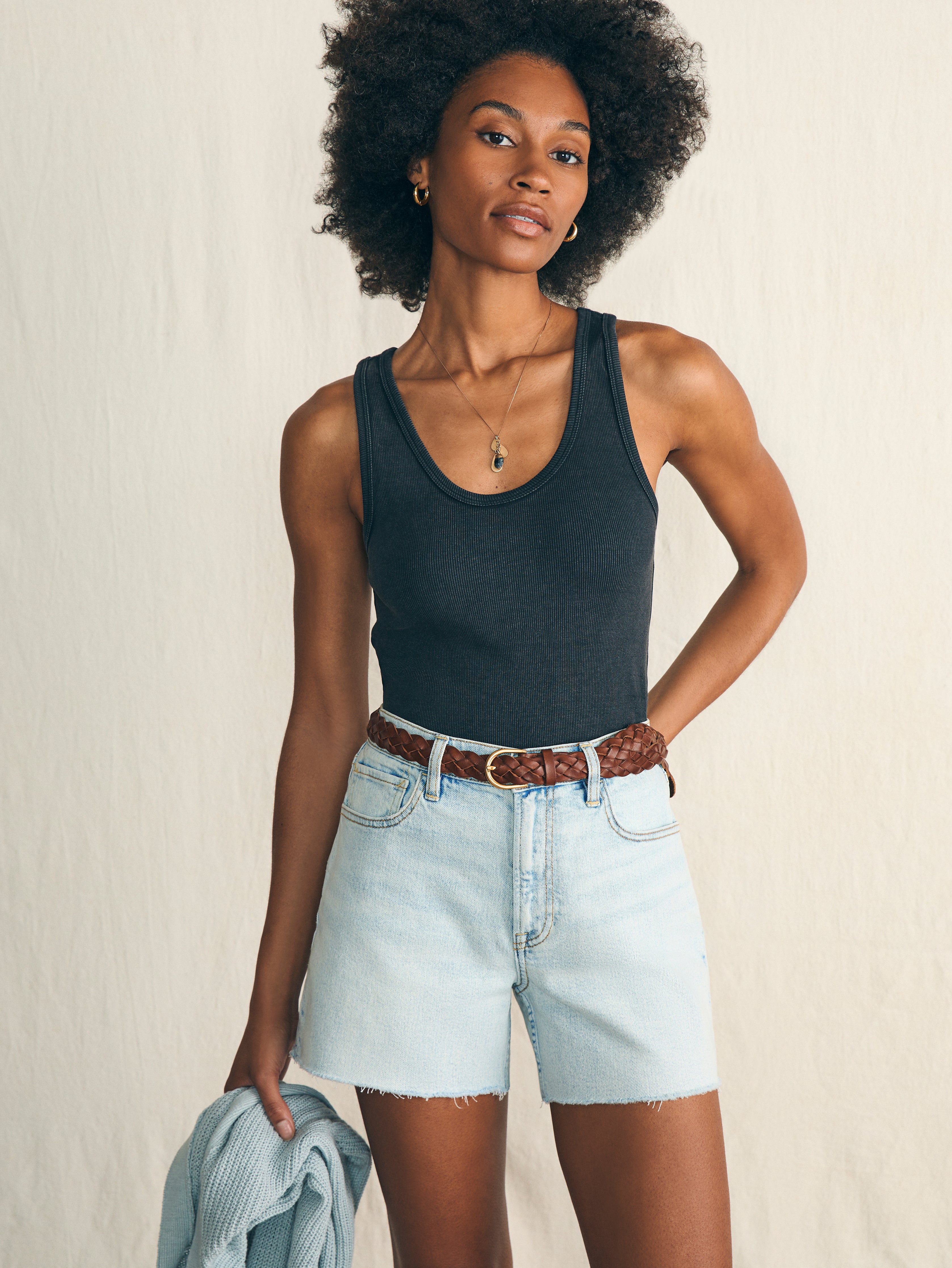 Organic Cotton Denim Short