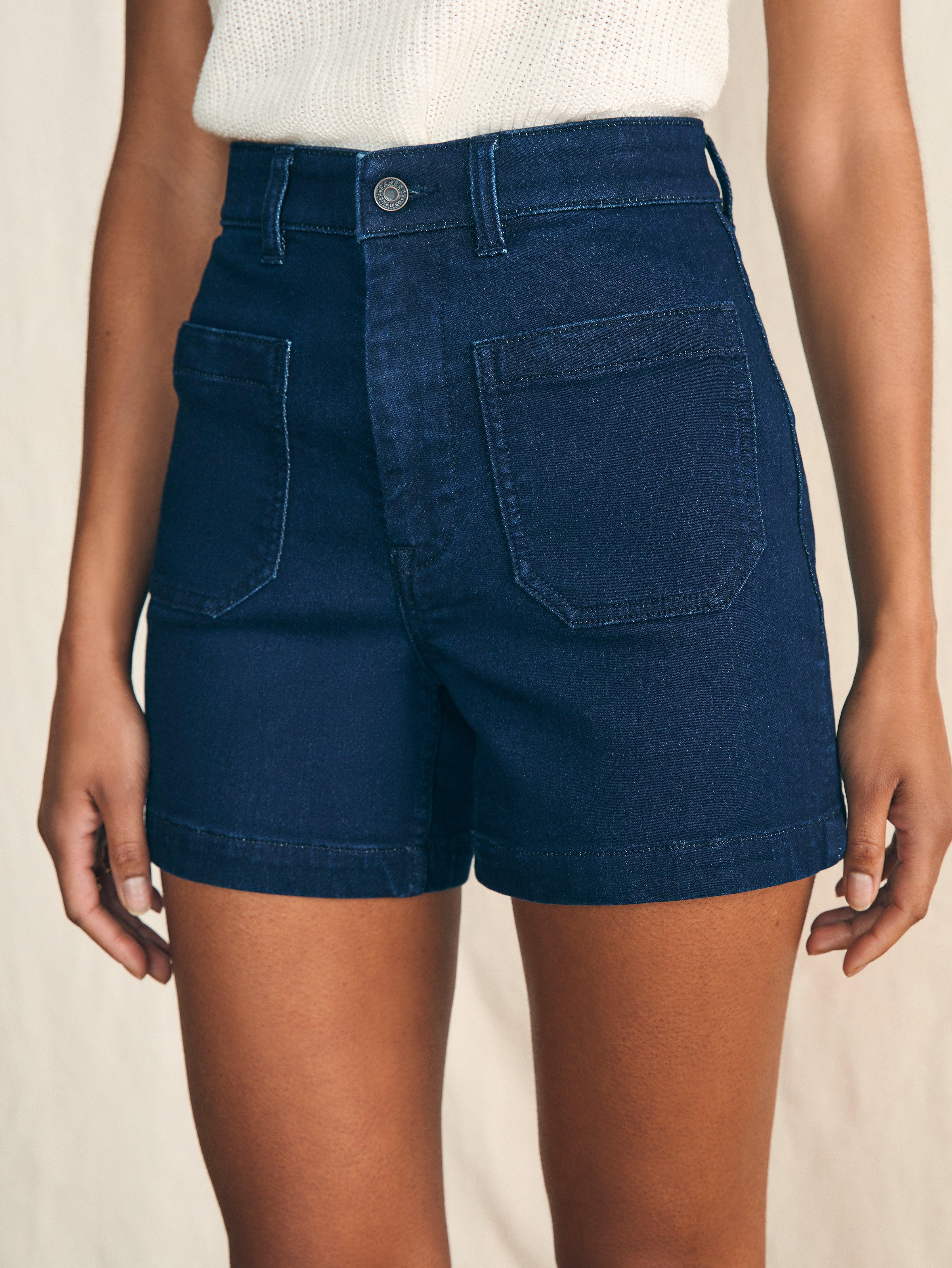 Stretch Terry Patch Pocket Short