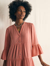 Dune Cotton Gauze Kasey Dress - Coral