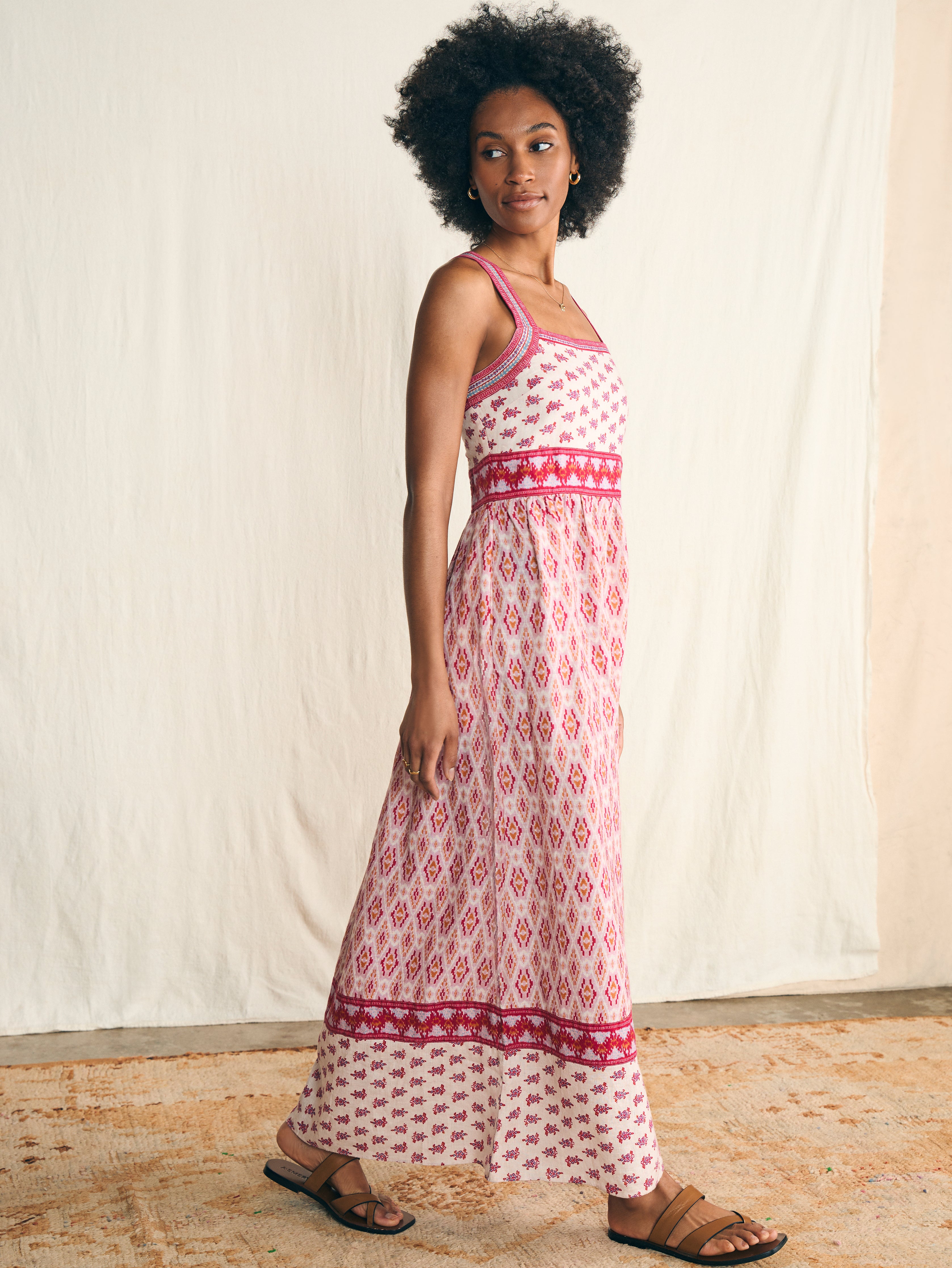 Gracie Dress - Clara Ikat