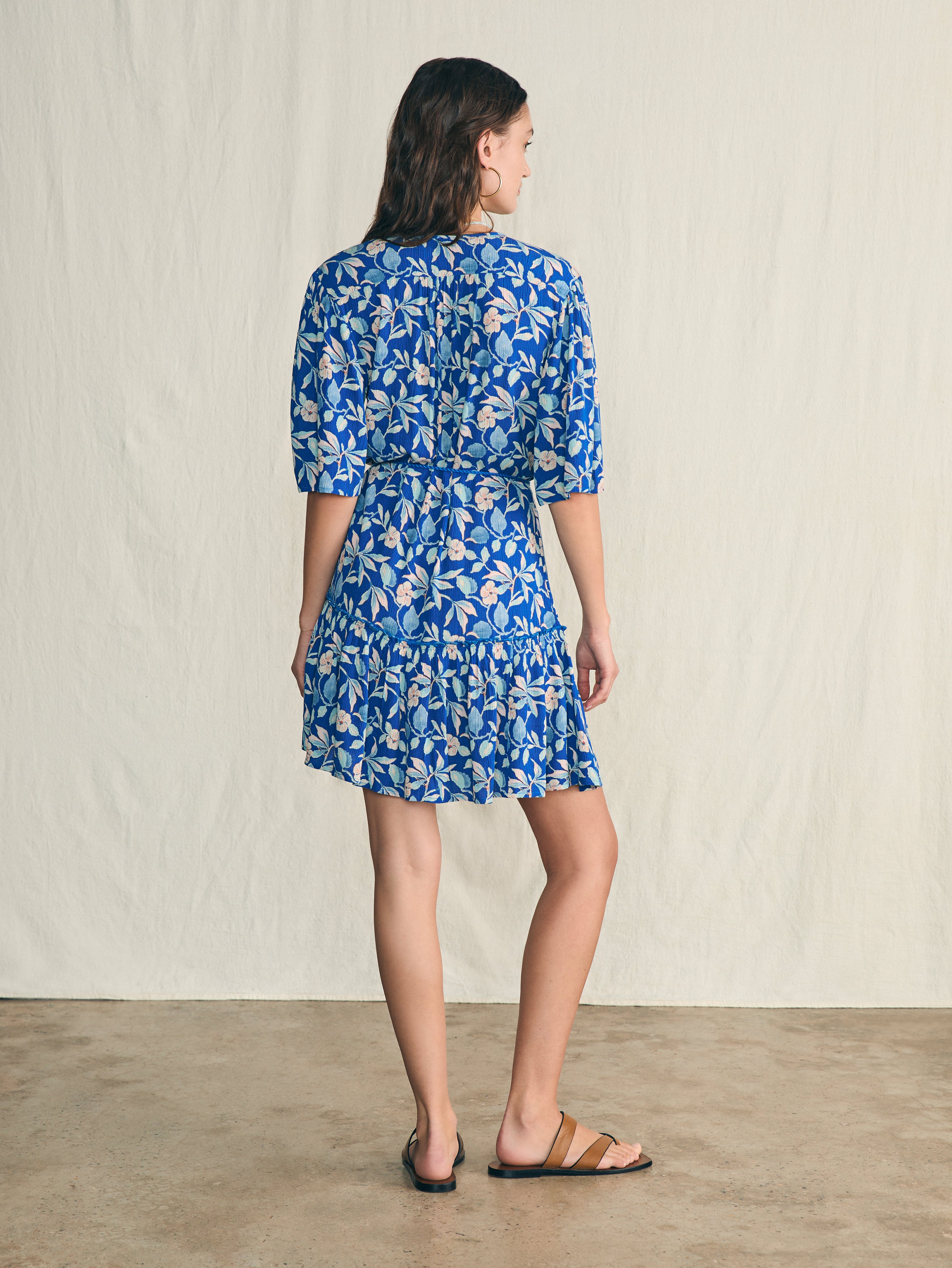 Orinda Mini Dress - Blue Ginger Floral