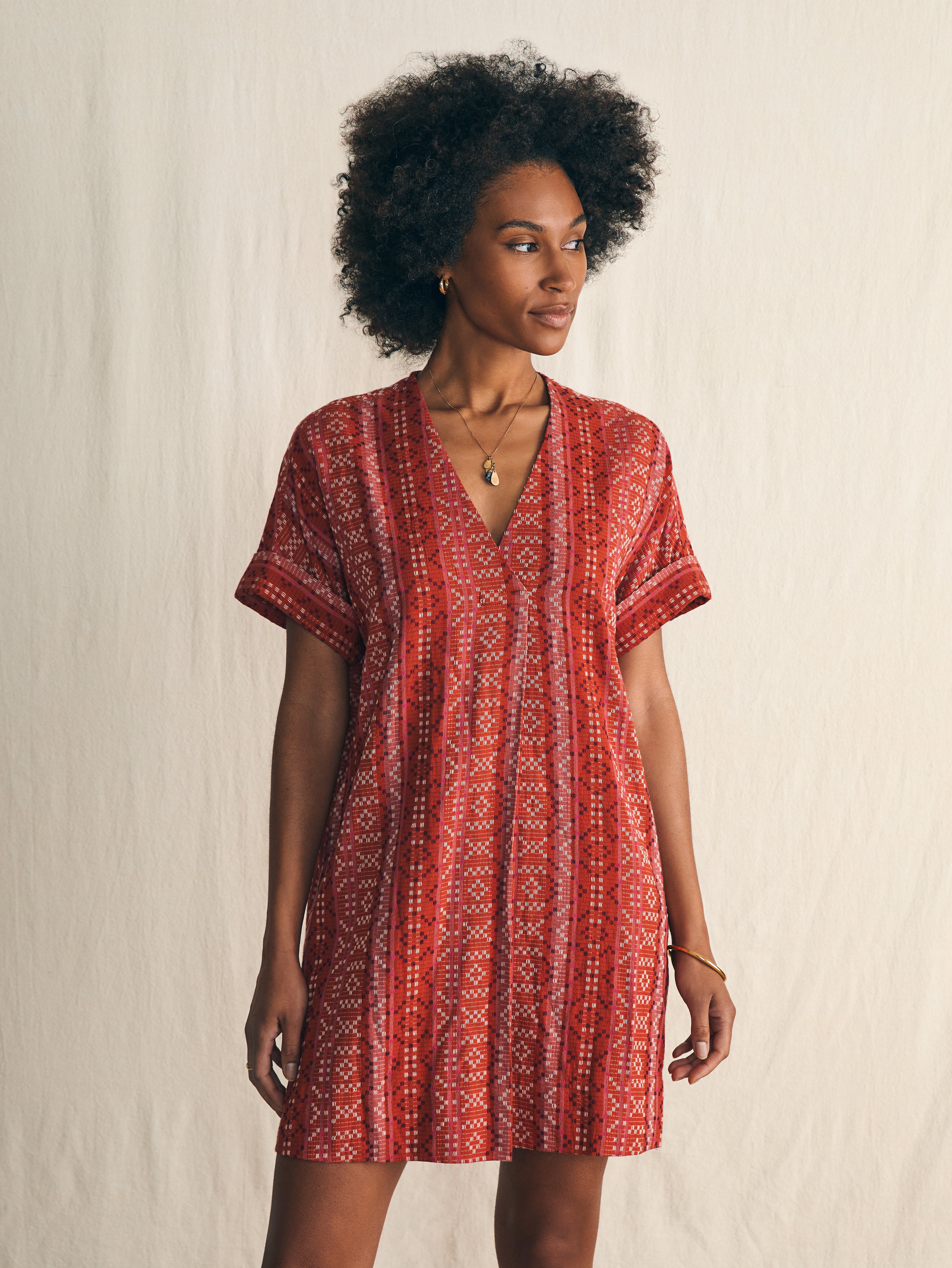 Sunset Land Sanibel Dress - Jacquard