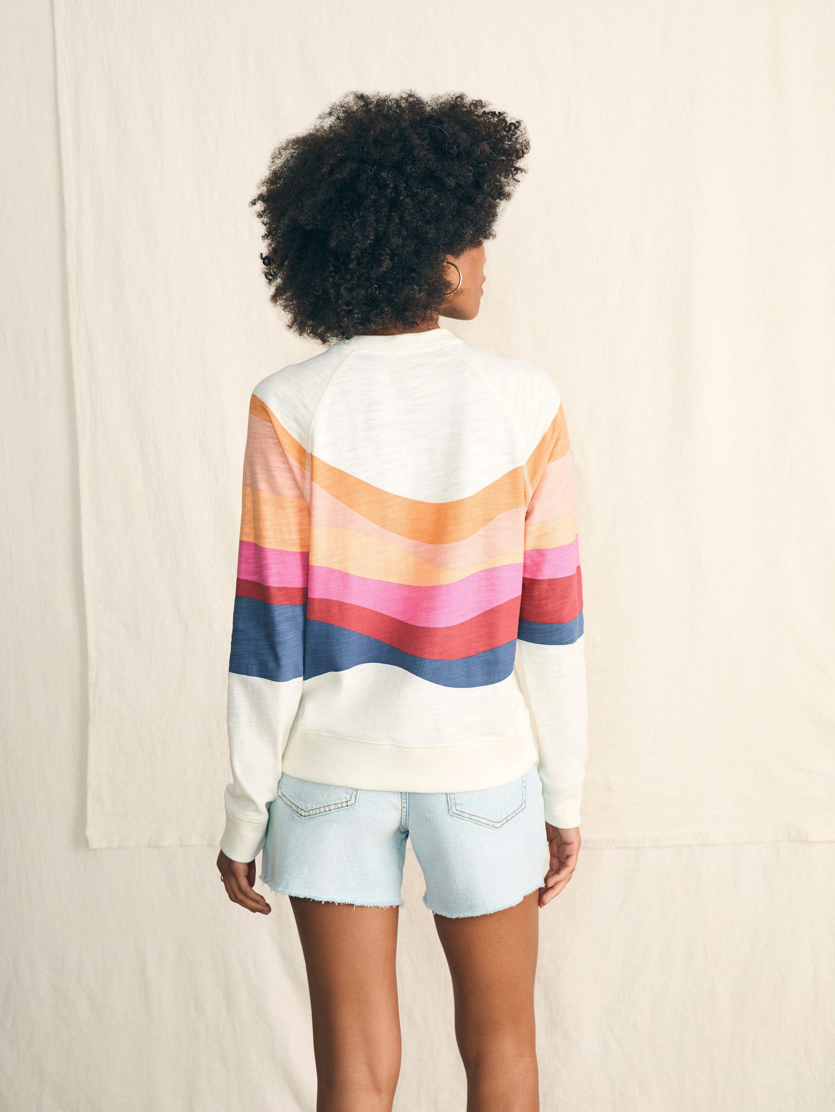 Sunwashed Slub Crewneck - Soleil Set Sail