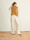 Sunwashed Slub Muscle Tank - Antique Bronze